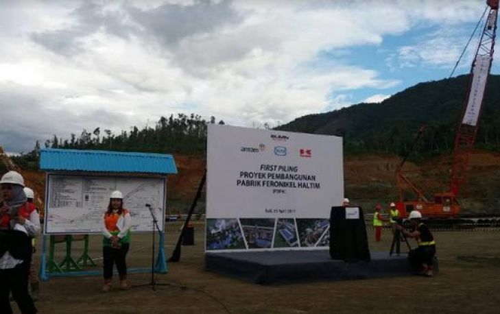 Antam Bangun Pabrik Feronikel Halmahera Timur
