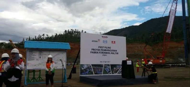 Antam Bangun Pabrik Feronikel Halmahera Timur