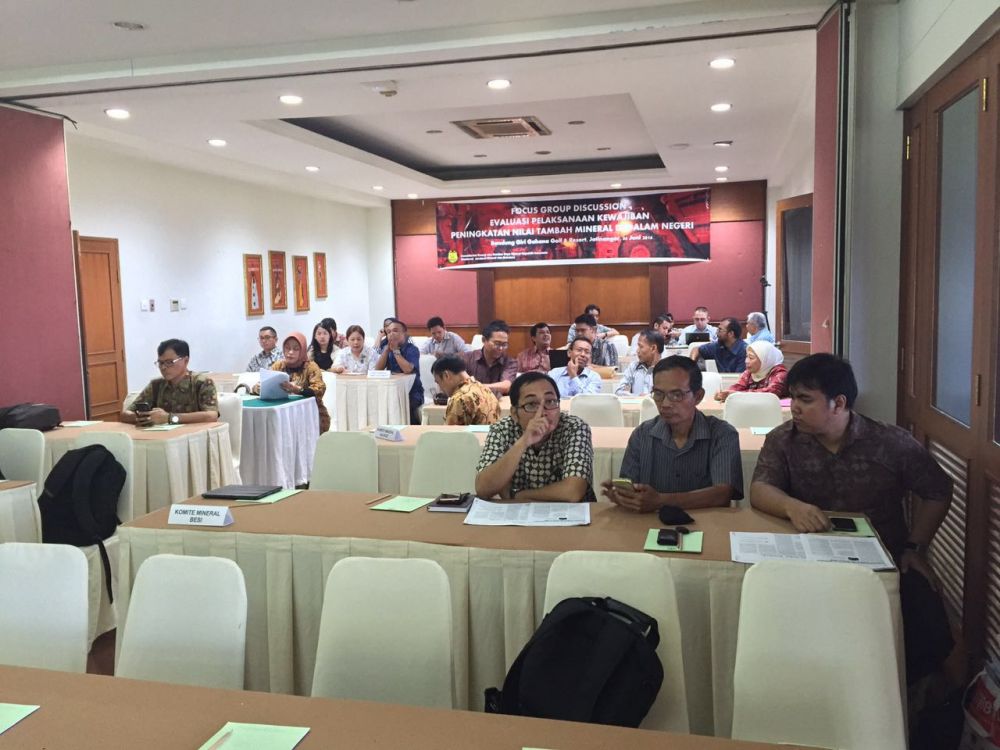 Gallery FGD Evaluasi Pelaksanaan Kewajiban Peningkatan Nilai Tambah Mineral di Dalam Negeri, di Sumedang, tgl 24 Juni 2016 1 1b46051d_4644_42ba_96cf_78e11fa1a74d