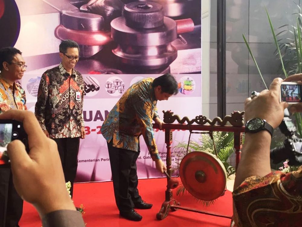 Gallery Pameran kemampuan Industri Maerial Dasar logam Hilir, Tanggal 2308-2608, di Kemenperin 13 img_20160825_wa0021