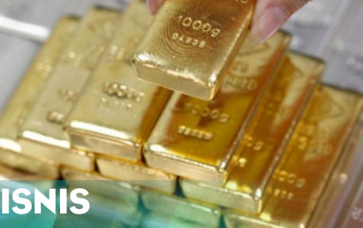 Emas Turun Jelang Rilis Risalah Pertemuan FOMC
