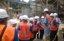 Diklat  Kunjungan peserta diklat operator smelter di PT Antam pongkor bogor 22 Sept 2016