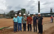 Kunjungan kerja ke PTBintang Smelter Indonesia  Konawe Selatan 12 Jan 17