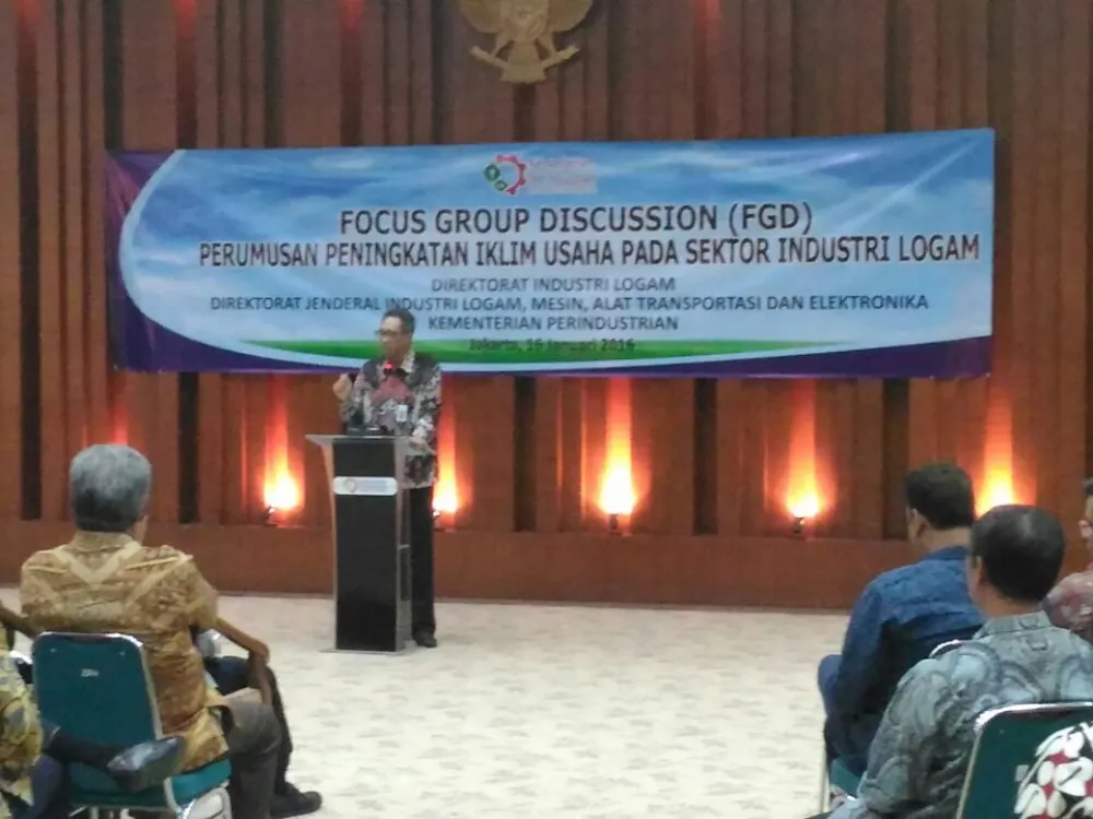 Gallery FGD Perumusan Peningkatan Iklim Usaha Pada Sektor Industri Logam, Gedung Kementerian Perindustrian, 16 Jan 