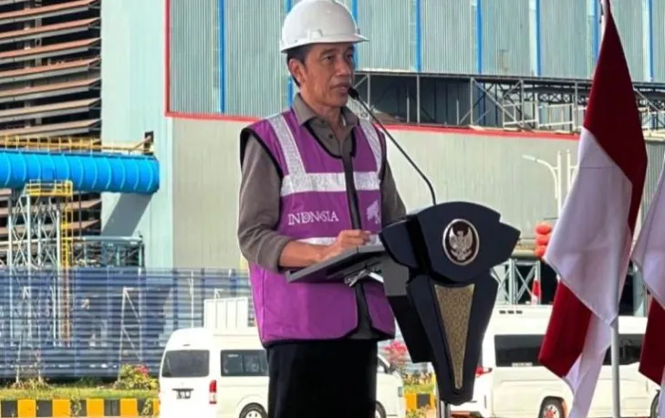 Resmikan Smelter Nikel di Morowali, Nilai Tambahnya Bikin Jokowi Happy 